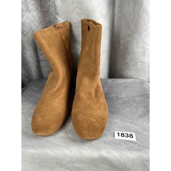 Blondo Women's Alida Waterproof Zip Up Ankle Booties, Brown, 11 Medium US - Picture 2 of 8